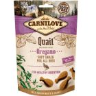 Carnilove Friandises Semi-Humides Caille & Origan chien - La Compagnie des Animaux