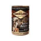 Carnilove Gibier et Renne chien 6x400 g - La Compagnie des Animaux