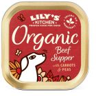 Lily's Kitchen Organic Recette Bio au Boeuf pour Chien 11 x 150 g- La Compagnie des Animaux