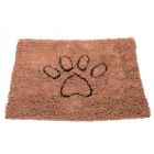 Tapis Dirty Dog en Microfibre Antidérapant pour Chien Marron 89 x 66 cm 