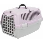 Trixie Box de transport Capri gris clair / mauve taille 1 - La Compagnie des Animaux