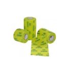 Bende coesive Powerflex No Chew Giallo 5 cm