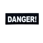 2 Stickers Velcro Julius K9 taille XS DANGER - La compagnie des animaux