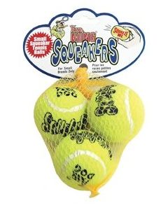 KONG Air Squeaker Tennis Ball Small (per 3)