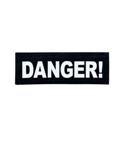 2 Stickers Velcro Julius K9 taille XS DANGER - La compagnie des animaux