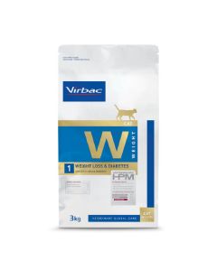 Virbac Veterinary HPM Weight Loss & Diabetes chat 3 kg - La Compagnie des Animaux