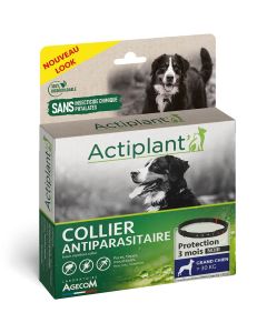 Actiplant Collare Antiparassitario Nero per Cane +30 kg