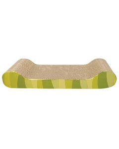 Cat It Griffoir Panchina verde in cartone 49 x 22 x 7.5 cm