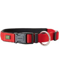 Hunter Collier Neopren Vario Plus pour chien rouge - La Compagnie des Animaux