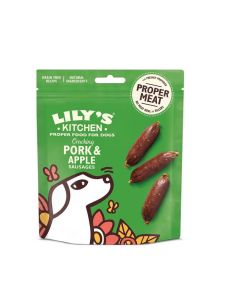 Lily's Kitchen Mini Salsicce di Maiale e Mela per Cani 70 g