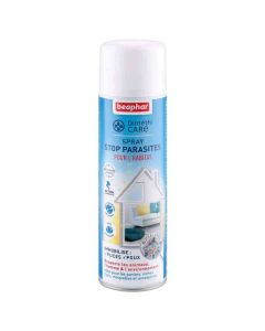 Beaphar Diméthicare Spray stop parasites pour l'habitat 400 ml- La Compagnie des Animaux