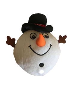 Bubimex Xmas peluche bonhomme de neige 15 cm - La Compagnie des Animaux