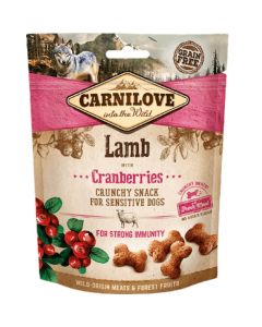 Carnilove Crunchy Snack Agneau & Cranberries chien - La Compagnie des Animaux