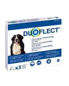 Duoflect Chiens 40-60 kg 3 pipettes - 6 mois