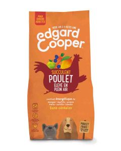 Edgard & Cooper Croquettes au Poulet frais Chien Adulte 12 kg- La Compagnie des Animaux