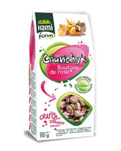 Hami Form Bocconcini Crunchy's Bocciolo di Rosa Roditori 50 g