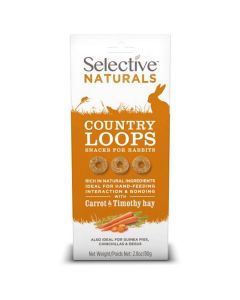Supreme Selective Naturals Country Loops pour Lapin 80 g - La Compagnie des Animaux